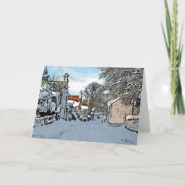 Carte 'Soleil sur les Paddocks', Harthill avec Woodall.