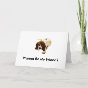 Carte Solo Puppy_Look, Tu Veux Être Mon Ami ?