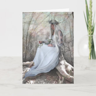 Carte Solstice Queen Christmas/Yule