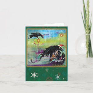 Carte Solstice Ravens