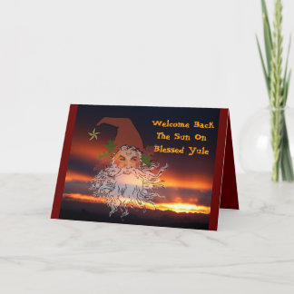 Carte Solstice-Yule d'hiver