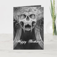 Sombre Métal Lourd Mort Crâne Graveyard Anniversai