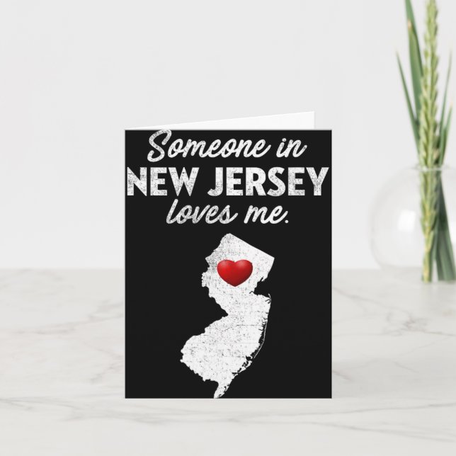 Carte Someone In New Jersey Loves Me - New Jersey Nj  (Devant)