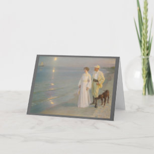 Carte Sommeraften ved Skagens (Plage d'été éclairée par 