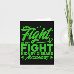 Carte Son Combat Est Mon Combat Conscience Des Maladies 