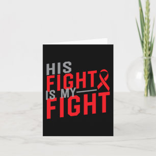 Carte Son combat est Mon combat Conscience du cancer du 
