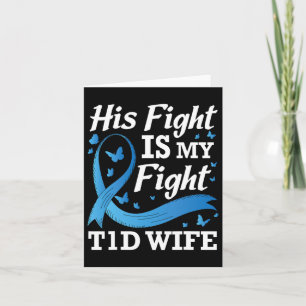 Carte Son combat est mon combat T1d Femme Sensibilisatio