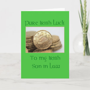Carte Son in Law Joyeux Saint Patrick's Day