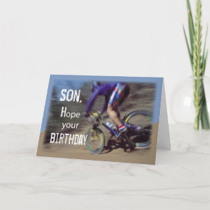 Carte Son Sports VTT Anniversaire