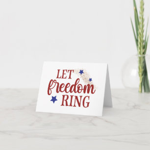 Carte Sonnez la Liberté 4 juillet