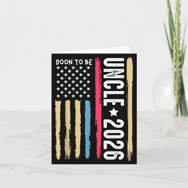 Carte Soon To Be Uncle 2026 Becoming New Uncle To Be Ann (Devant)