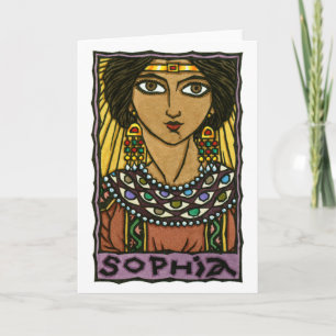 Carte Sophia Greeting Card
