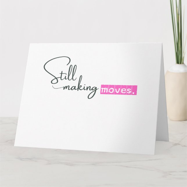 Carte Sophistiqué minimaliste (Devant)