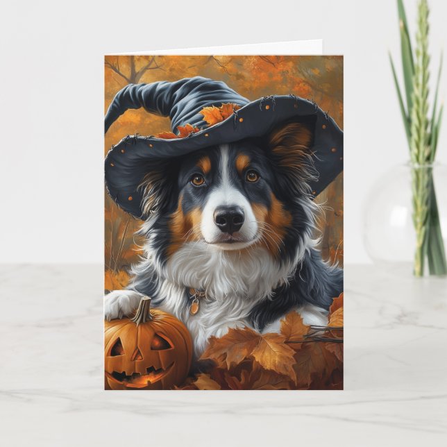 Carte Sorcière australienne Halloween (Devant)