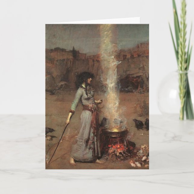 Carte Sorcière de Halloween (Devant)