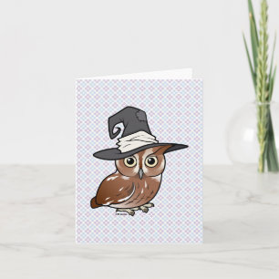 Carte Sorcière de hibou de cri strident de Birdorable
