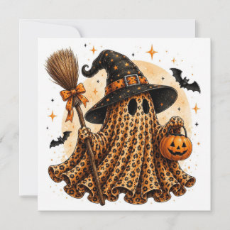 Carte Sorcière d'Halloween