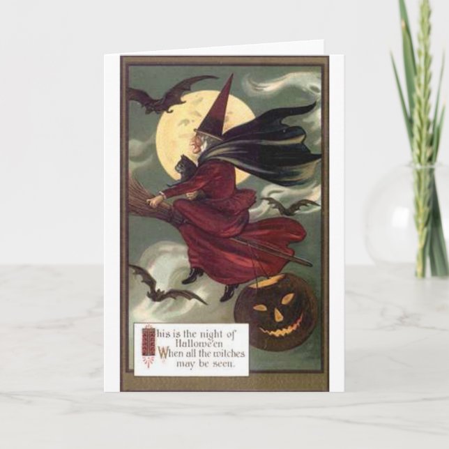 Carte Sorcière volante (Devant)