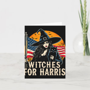 Carte Sorcières De Kamala Harris Halloween Political Ele