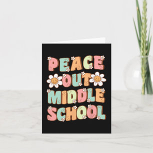 Carte Sortie De L'École Secondaire Super Dernier Jour De