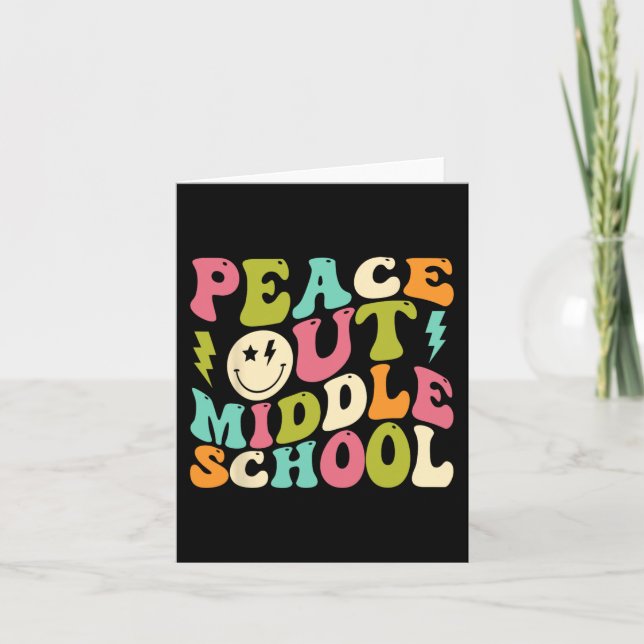 Carte Sortie Milieu Enseignement Super Diplôme Dernier J (Devant)