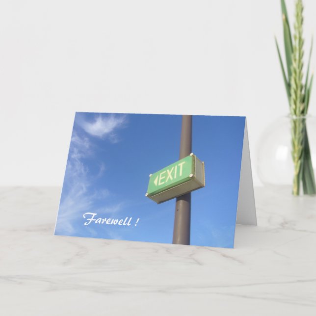 Carte sortir (Devant)