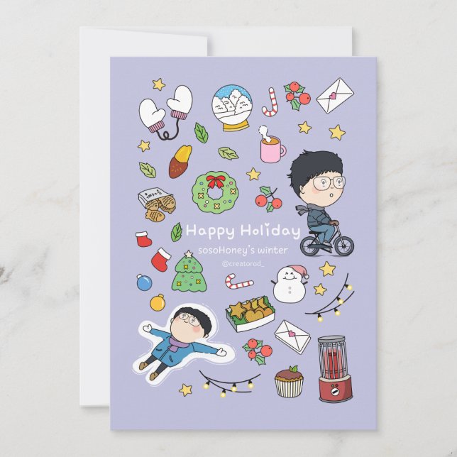 Carte sosoHoney Christmas (Devant)