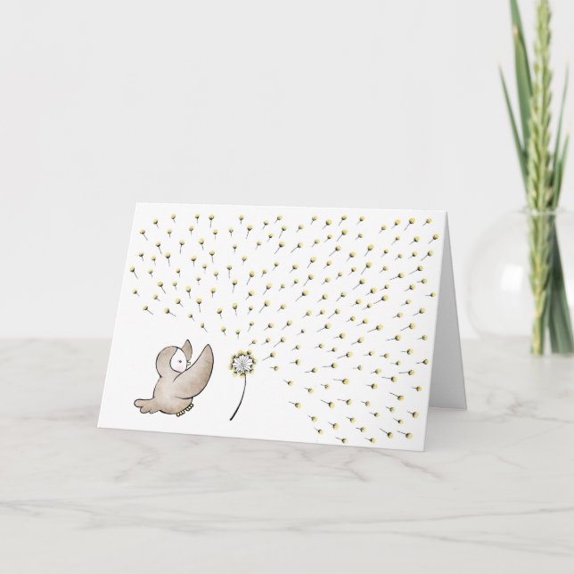 Carte "Souhait d'anniversaire " (Devant)