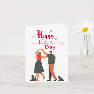 Carte Souhaitez une bonne Saint-Valentin.