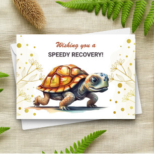 Carte Souhaitez-vous une tortue de récupération rapide d