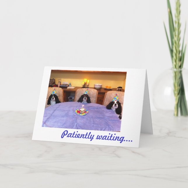 Carte Souhaits cavaliers d'anniversaire (Devant)