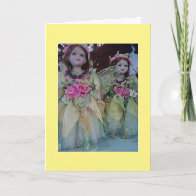 CARTE SOUHAITS D'ANNIVERSAIRE SPÉCIAUX "PETITE FILLE" (Devant)
