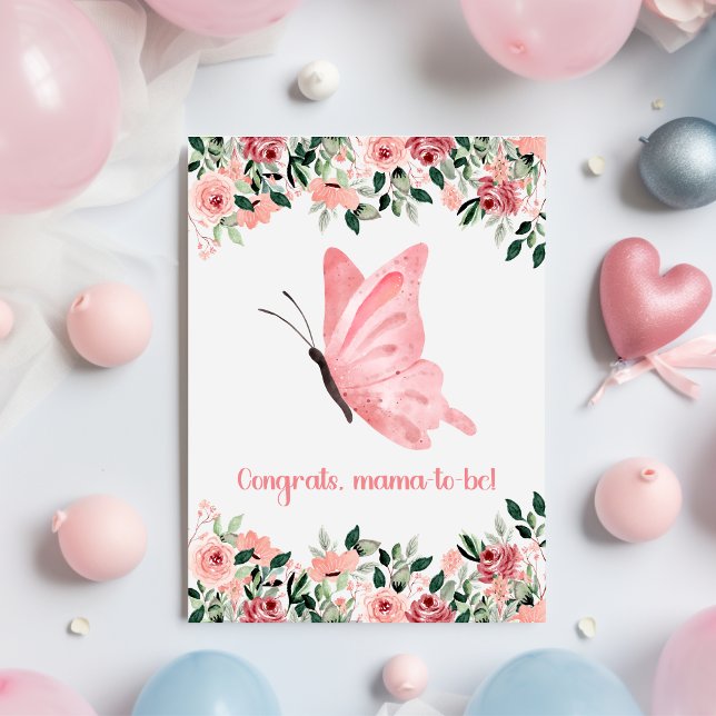 Carte Souhaits de bébé doux s'attendre à maman Grossesse (Heartfelt Pregnancy Congratulations Card – Sweet Baby Wishes, Expecting Mom Card)
