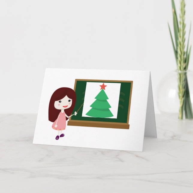 CARTE SOUHAITS SPÉCIAUX POUR UN **ENSEIGNANT** (Devant)