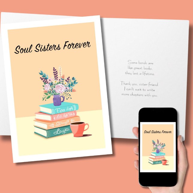 Carte Soul Soeurs pour toujours une pile de souvenirs in (Créateur téléchargé)