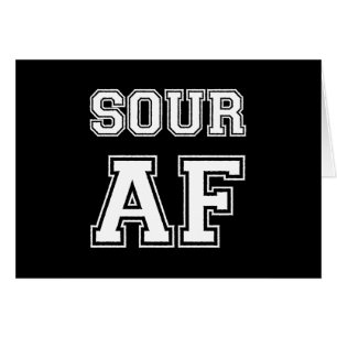 CARTE SOUR AF