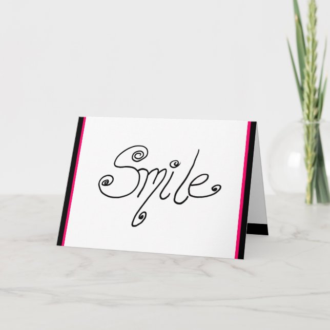 Carte Sourire (Devant)