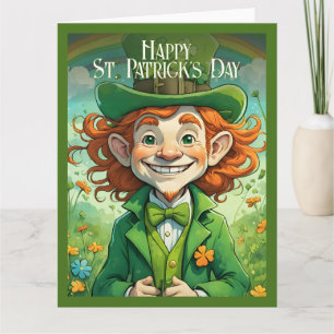 Carte Sourires chanceux à la Saint-Patrick