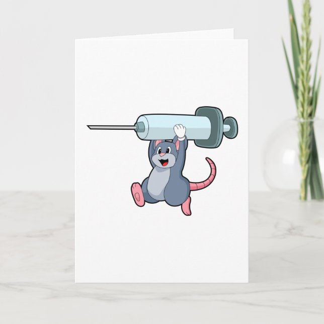 Carte Souris comme infirmière avec Syringe.PNG (Devant)