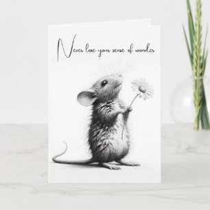 Carte Souris D'Anniversaire Avec Baisy