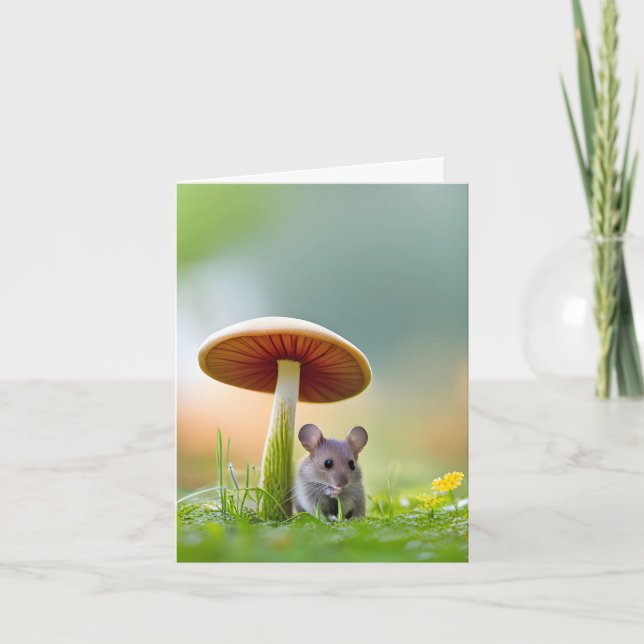 Carte Souris Sous Un Champion (Devant)