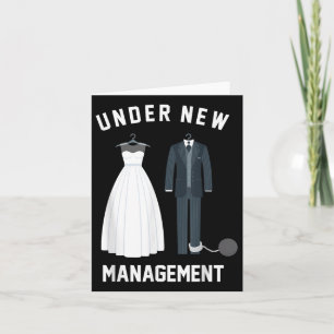 Carte Sous La Nouvelle Gestion Du Mariage De Mariée Et D