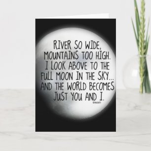 Carte Sous Le Même Poème Lune