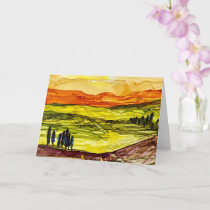 Carte Sous le soleil toscan