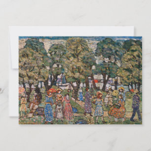 Carte Sous les arbres par Maurice Prendergast, Beaux-art