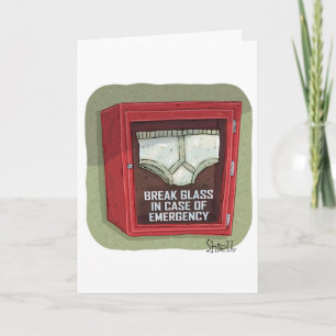 Carte Sous-vêtements d'urgence drôle