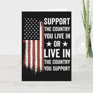 Carte Soutenez Le Pays Dans Lequel Vous Vivez Dans Le Pa