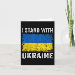 Carte Soutenez L'Ukraine Je Prends Position Avec L'Ukrai
