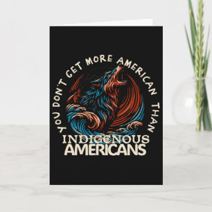 Carte Soutenir les Amérindiens contre Trump