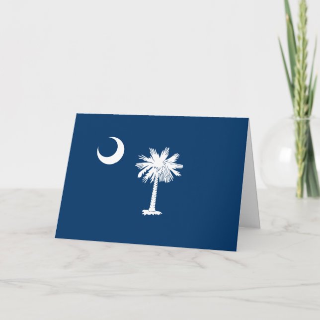 Carte South Carolinian Flag, Flag of South Carolina (Devant)
